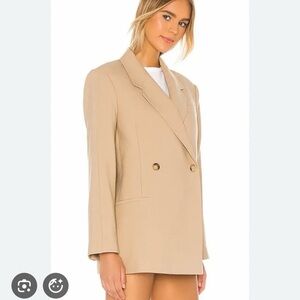 Anine Bing Kaia Blazer in Sand